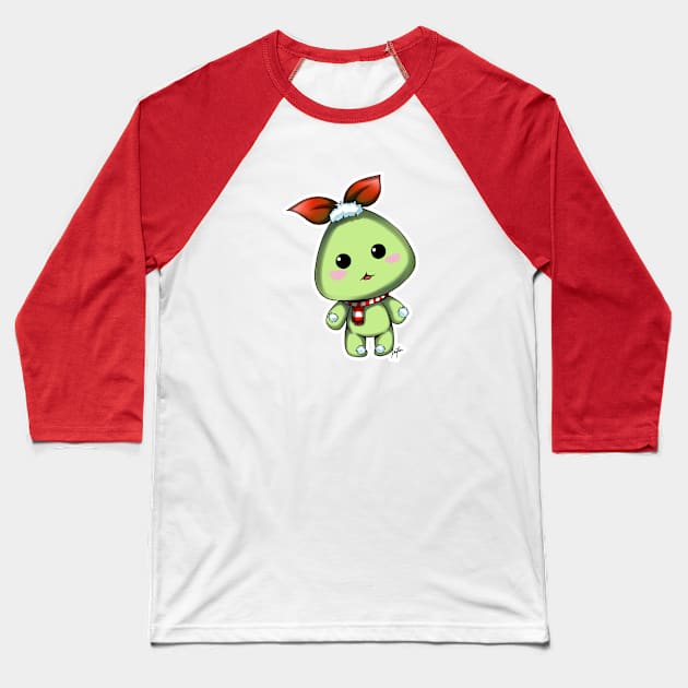 Mokoko X-Mas Baseball T-Shirt by LinYue